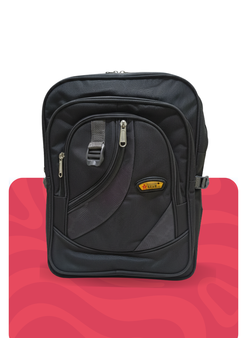 Premium Multi-Compartment School Backpack for 10th 11th 12th Students | Heavy-Duty Textbook Bag